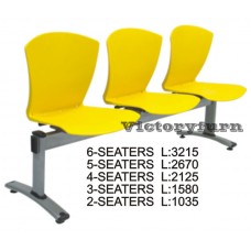 A-G015 彩色膠排椅 (A095)